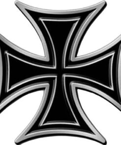 Iron Huge Cross Belt Buckle Biker or Trucker