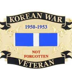 Korean War Veteran Belt Buckle