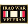 United States Operation Iraqi Freedom War Veteran Ribbon 3.2 INCHES Belt Buckle.