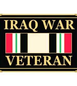 United States Operation Iraqi Freedom War Veteran Ribbon 3.2 INCHES Belt Buckle.