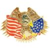 USA Eagle Flag Belt Buckle, American Eagle Flag Buckle