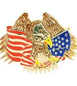 USA Eagle Flag Belt Buckle, American Eagle Flag Buckle