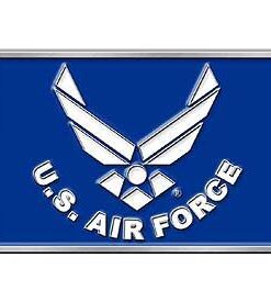 U.S. Air Force Air Superiority Belt Buckle Enamel