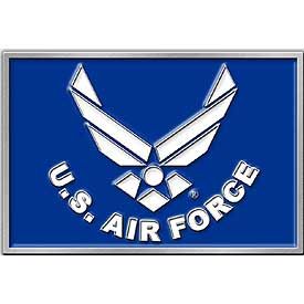 U.S. Air Force Air Superiority Belt Buckle Enamel
