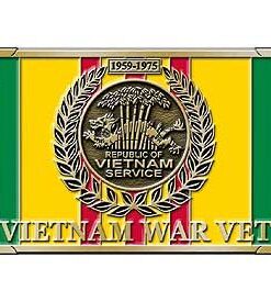 1959-1975 Vietnam Veteran Service Ribbon Belt Buckle