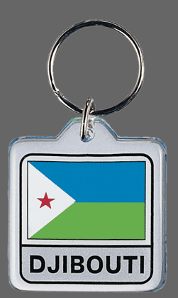 Djibouti Key Chain