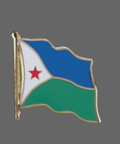 Djibouti Lapel Pin