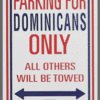 Dominican Parking Sign