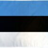 Estonia 2ft x 3ft Nylon Flag with Seal, Estonia Government 2ft x 3ft Nylon Flags