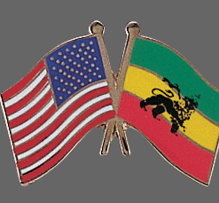 Ethiopia W/Lion Friendship Pins