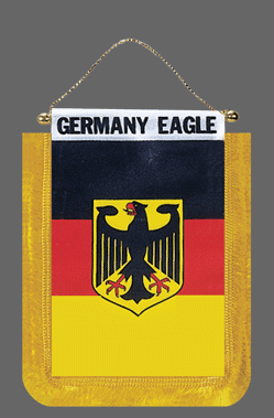 Germany W/Eagle Mini Banner