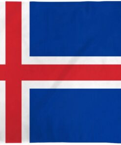 Iceland Flag 3x5 Foot Polyester Icelandic National Flags