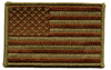 2"x3.5" U.S. Army Green Rectangle Patch