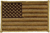 2"x3.5" U.S. Desert Brown Rectangle Patch