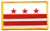 2"x3.5" Washington D.C Rectangle Patch