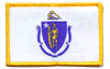 2"x3.5" Massachusetts Rectangle Patch