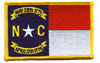 2"x3.5" North Carolina Rectangle Patch