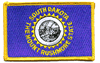2"x3.5" South Dakota Rectangle Patch