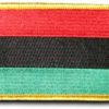 2"x3.5" Afro American Rectangle Patch