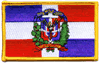 2"x3.5" Dominican Republic Rectangle Patch