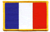 2"x3.5" France Rectangle Patch