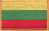 2"x3.5" Lithuania Rectangle Patch