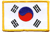 2"x3.5" Korea, South Rectangle Patch