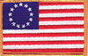 2"x3.5" Betsy Ross Rectangle Patch