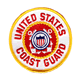 2"x3.5" Coast Guard Seal Rectangle Patch