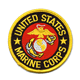 2"x3.5" Marines Seal Rectangle Patch