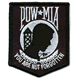 2"x3.5" POW-MIA Shield Rectangle Patch