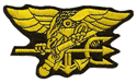 2"x3.5" Navy Seals Trident Rectangle Patch