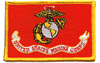 2"x3.5" Marines Flag Rectangle Patch