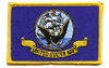 2"x3.5" Navy Flag Rectangle Patch