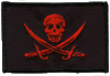 2"x3.5" Jack Rackam Red Rectangle Patch