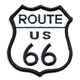 2"x3.5" Route 66 Rectangle Patch