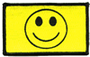 2"x3.5" Smily Face Rectangle Patch