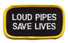 2"x3.5" Loud Pipes Rectangle Patch