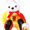 8" Scotland w/Rampant Lion Honor Bear
