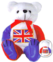 8" United Kingdom Honor Bear