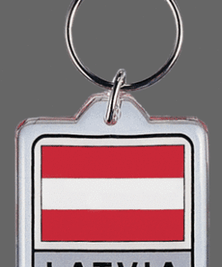 Latvia Key Chain