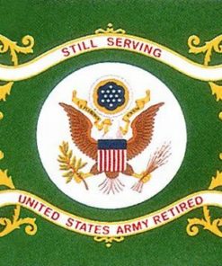 Army Retired 3'x5' Printed Nylon Flag
