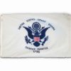2'x3' nylon USCG flag comes with brass grommets. U.S. USCG Military Flag 2x3 ft. Nylon Official Specifications Officially Licensed