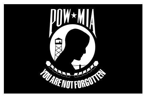 Spectrapro 3'x5' Spun Polyester POW/MIA double seal Flag