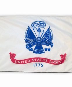 6'x10' nylon Army flag comes with brass grommets. U.S. Army Military Flag 6x10 ft. Nylon Official Specifications Officially Licensed