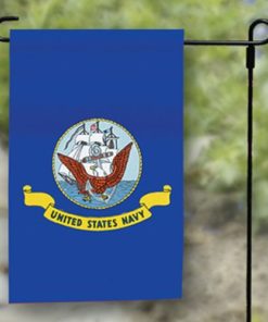 Navy 12"x18" Garden Flag, Navy Garden Flag, Armed Forces Official United State Navy