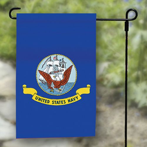 Navy 12"x18" Garden Flag, Navy Garden Flag, Armed Forces Official United State Navy