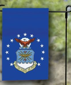 Embroidered Air Force Garden Flag Double Sided 12x18 inch , Sleved Air Force Garden Flag Double Sided 12x18 inch