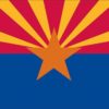 Arizona 5'x8' Poly-II Flag