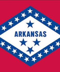 Arkansas 5'x8' Poly-IIFlag